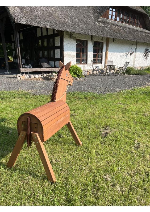 Ruhe Unter Reet-Haus Mit Sauna, Whirlpool Und Kamin Gnarrenburg Ngoại thất bức ảnh